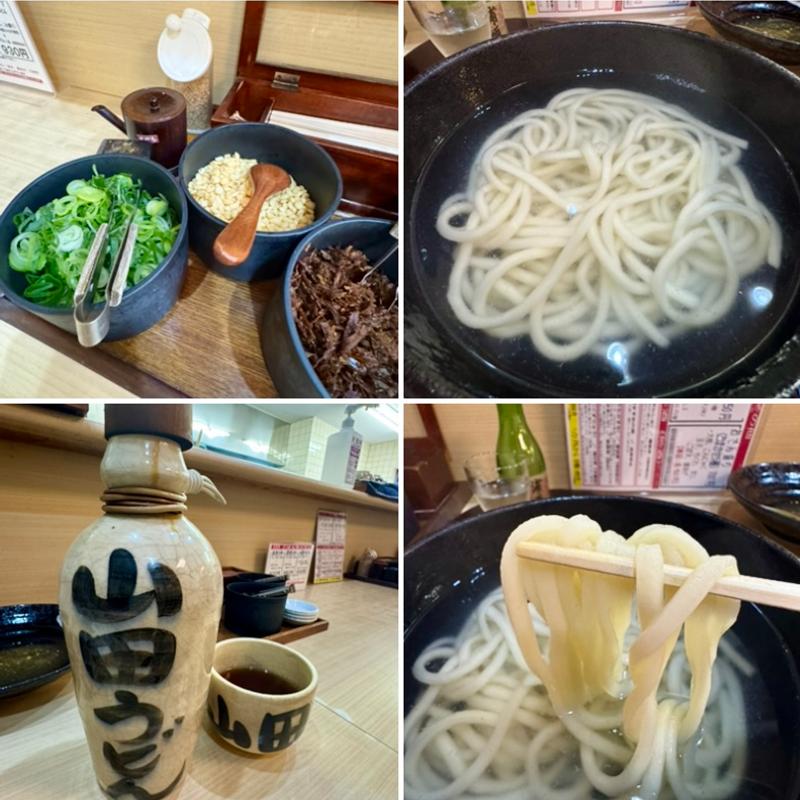 釜揚げAセット（だしご飯）(山田製麺所)