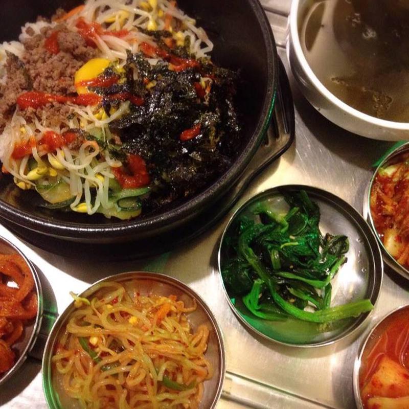 石焼きビビンバ定食(生野区コリアンタウン)