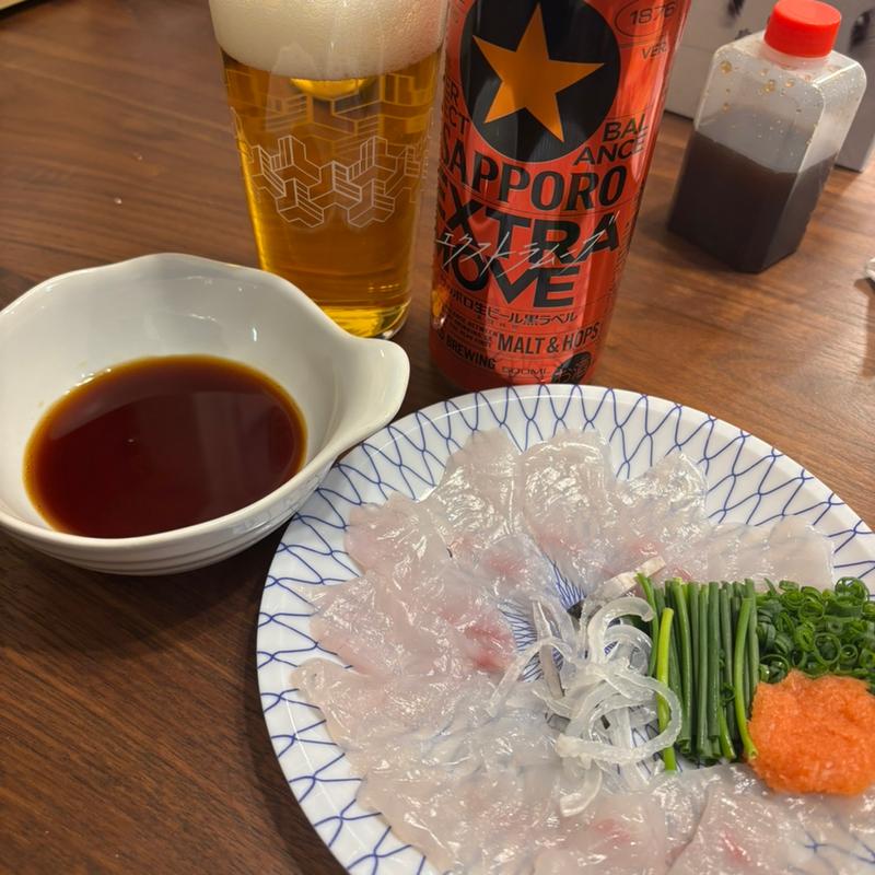 てっさ　天然フグ(自宅)