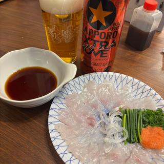 てっさ　天然フグ