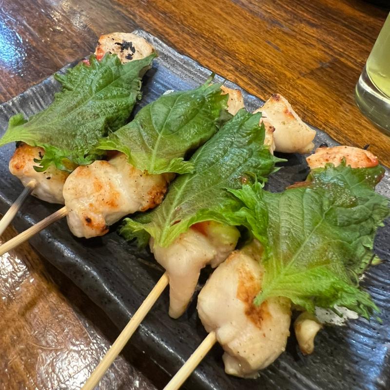 焼き鳥 梅しそ(一里)
