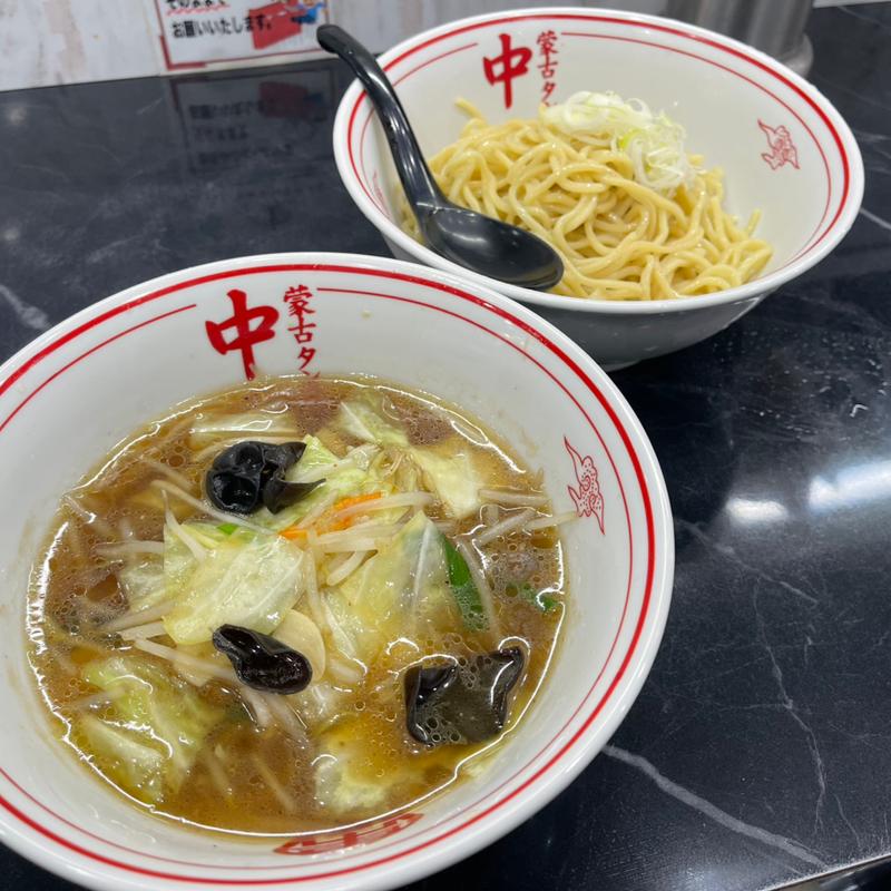 冷し醤油タンメン(蒙古タンメン中本 目黒店 （もうこたんめんなかもと）)