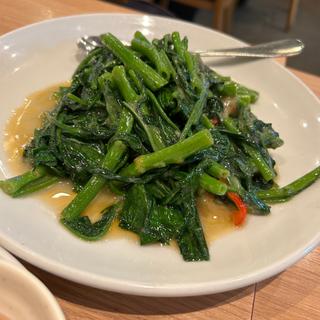 腐乳と空芯菜炒め