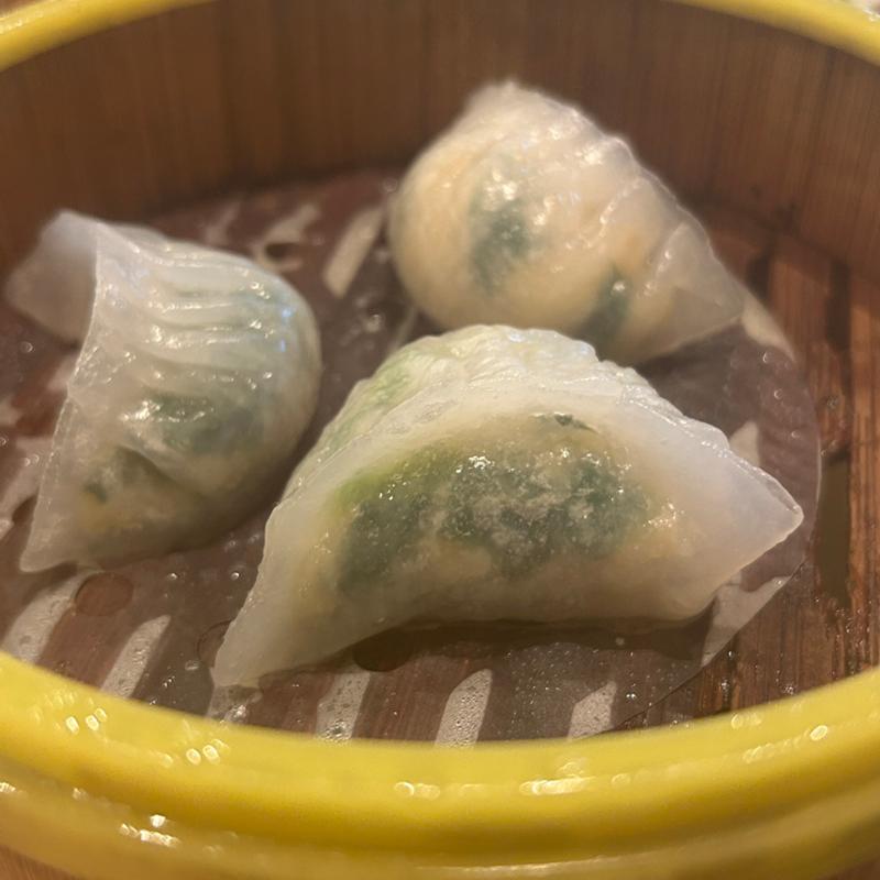 海老・ニラ蒸し餃子(粤港美食 上野店)