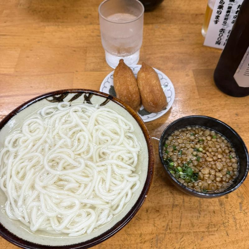 釜揚げうどん　いなり(釜揚げうどん 戸隠 本店 （とがくし）)