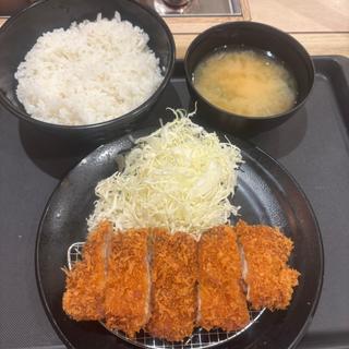 チキンかつ定食(松のや 中野坂上店)