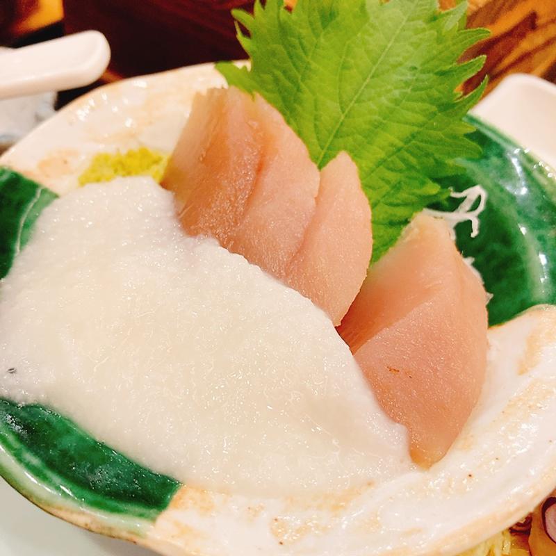 鮪の山かけ(はしや イオン広島府中店)