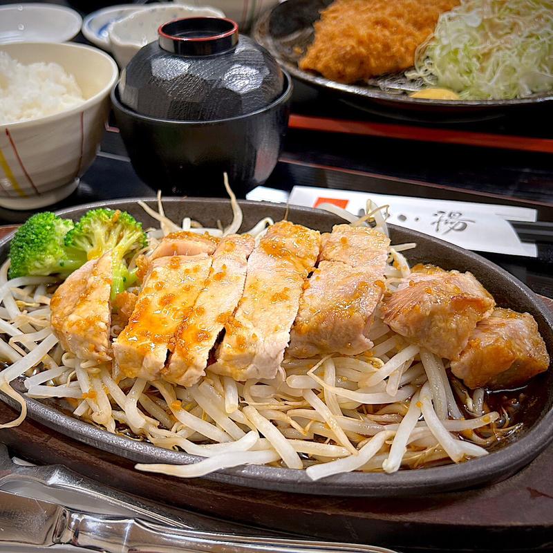 ポークステーキ御膳(とんとんの丘もちぶた館 )