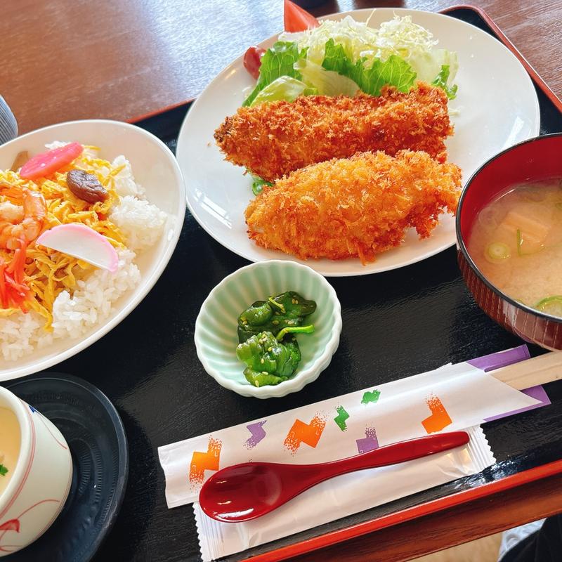 アジフライ定食(かさおか食堂 )