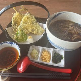 アジ天そば