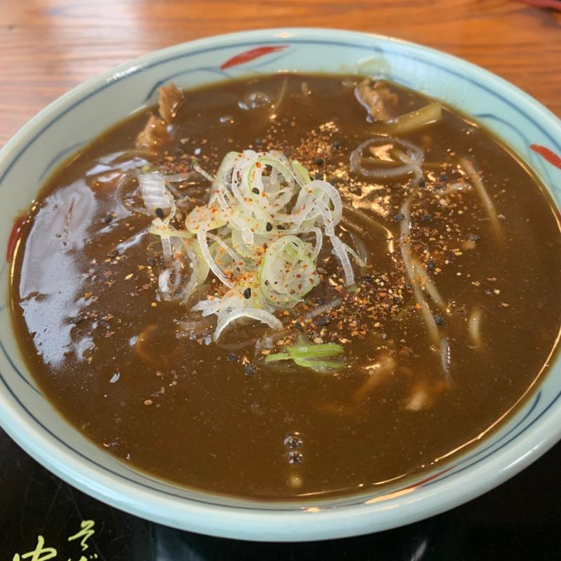 カレー南ばんそば(中村庵)