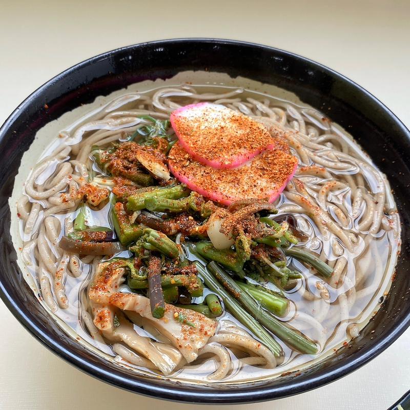 山菜そば(USS新潟)
