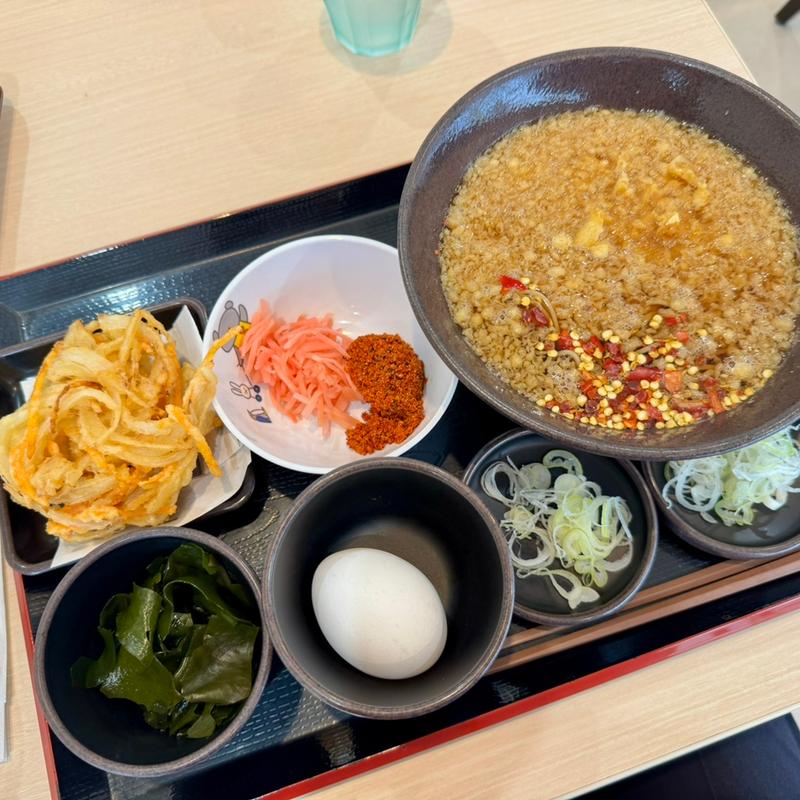 朝そば＋わかめ(ゆで太郎･もつ次郎 羽生店)