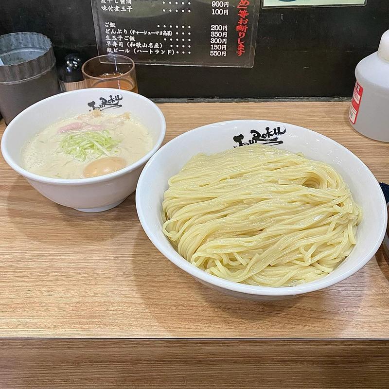 豆乳つけ麺 麺500g(麺屋丈六 キーノ和歌山)