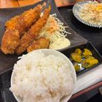 ミックスフライ定食