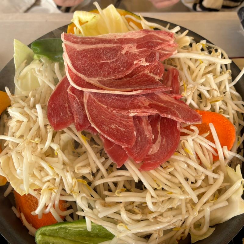 牛肉＆ラム肉ダブルセット(まきばカフェ)