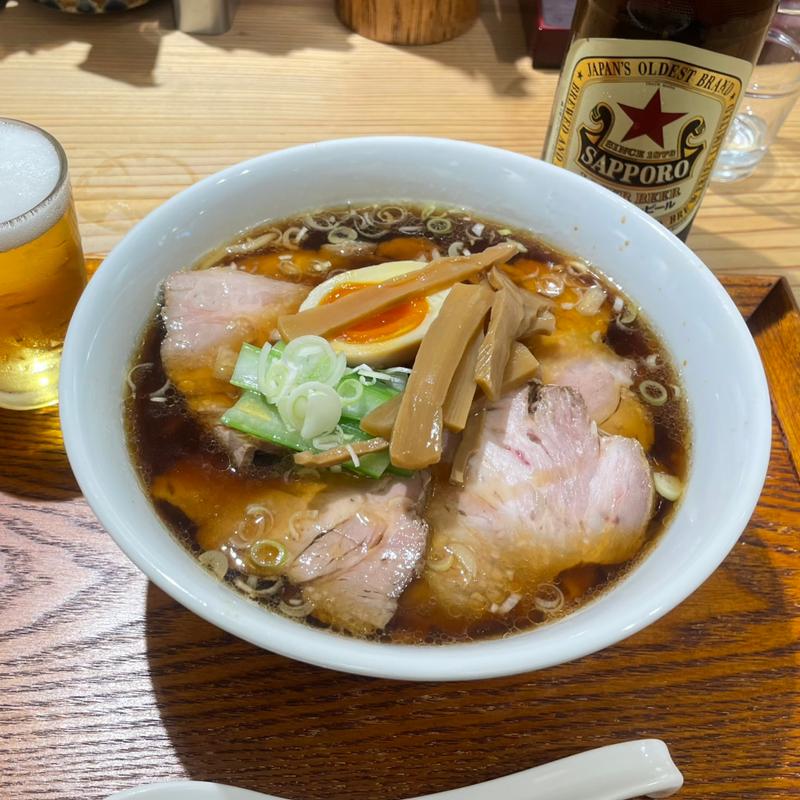 チャーシュー麺雲呑トッピング(千成亭)