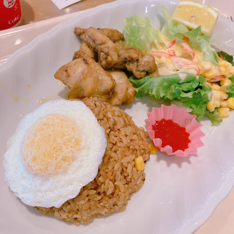 ジャンバラヤランチ(レストラン 「ワールド」)