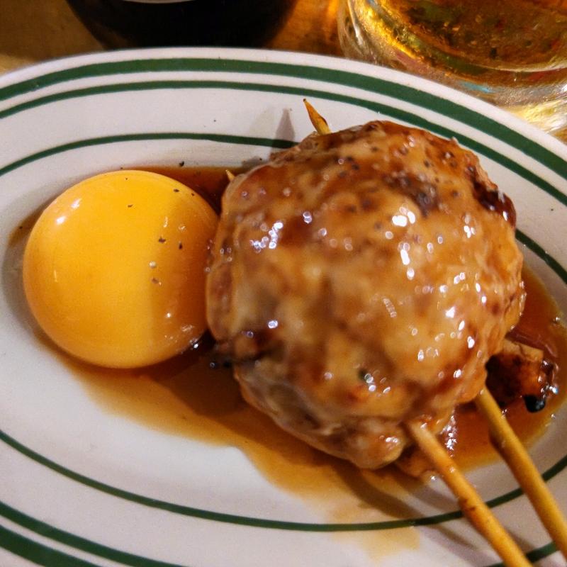 お月見つくね(チャコールスタンド野毛)