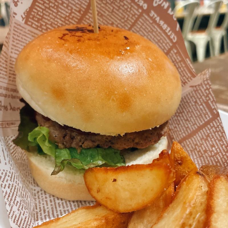 ニックバーガー(肉が旨いカフェ　NICK STOCK 伊丹空港店)