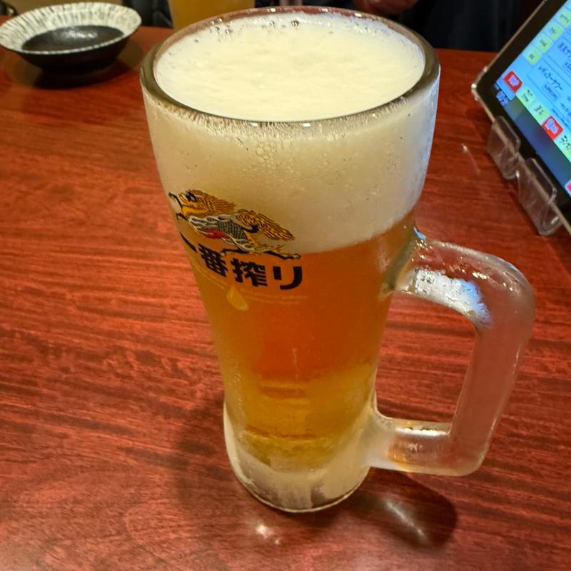 生ビール(宮崎地鶏と日向海鮮　はればれ )
