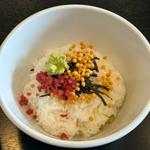 〆のお茶漬け風ごはん(RAMEN MUSICA（ムジカ）)