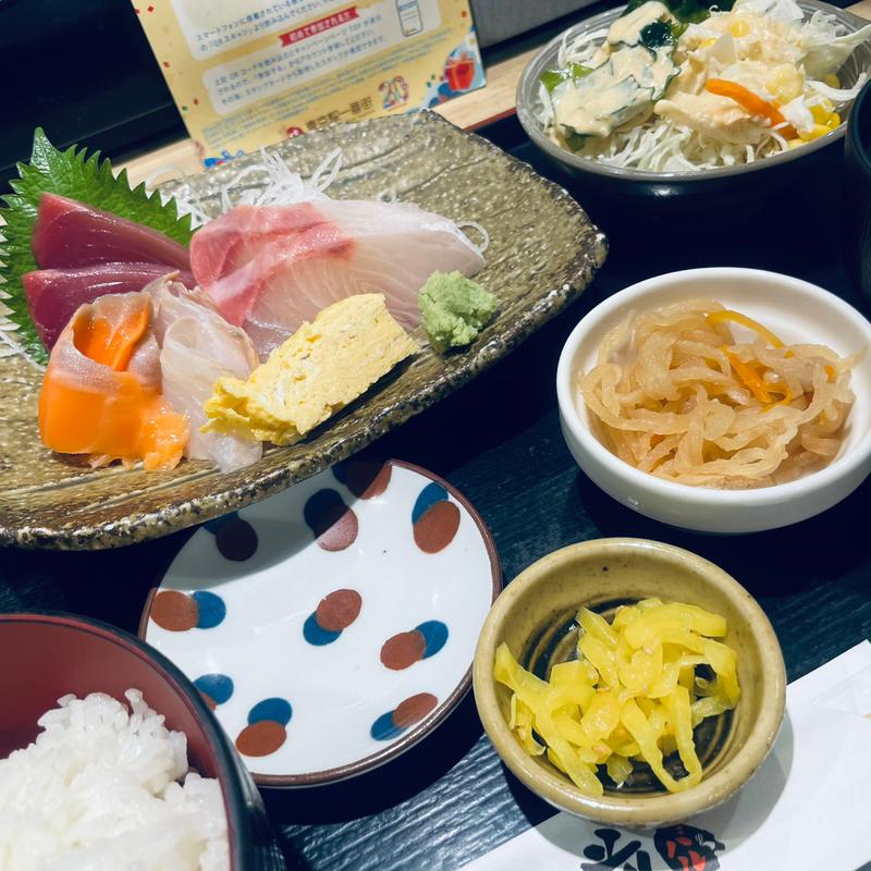 板前目利きのお刺身御膳(板前バル　東京駅店)