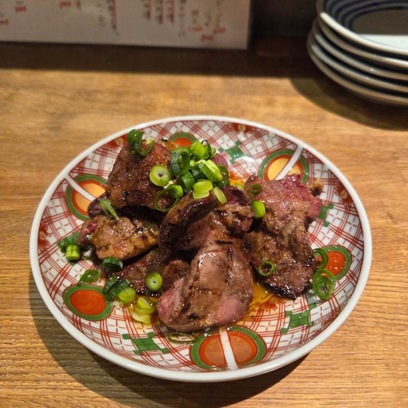 炙りとり肝(うどん麺蔵 ゆうのや)