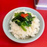 半ライス(ラーメン山岡家 南2条店)