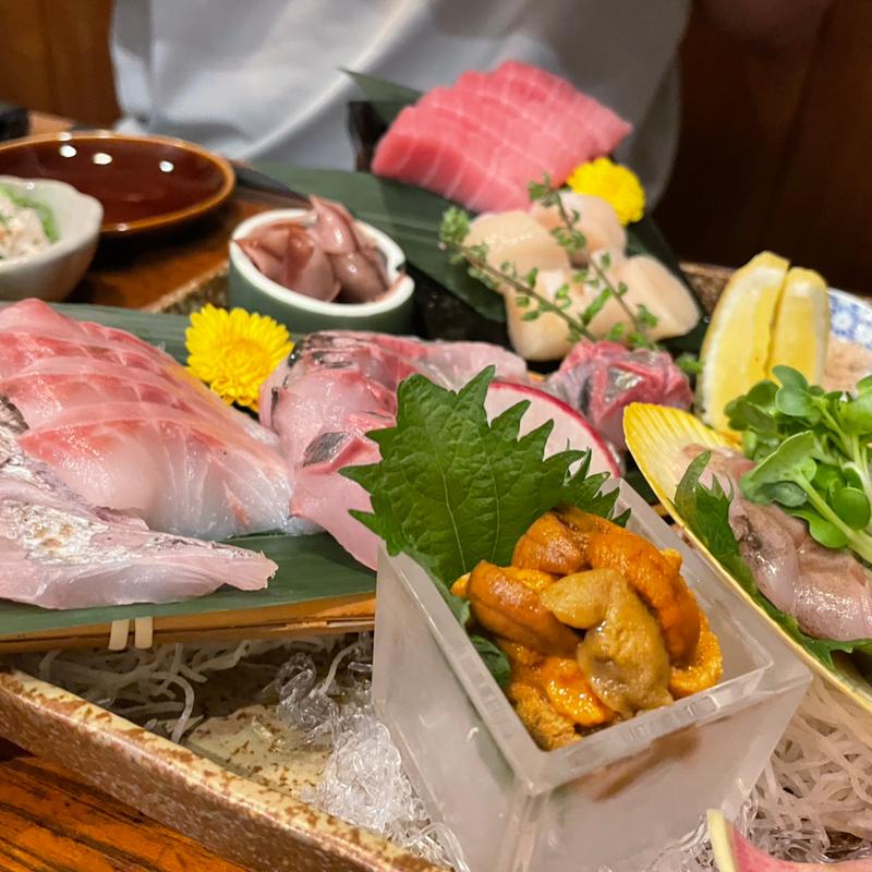 刺身盛り合わせ(魚かん 五反田)