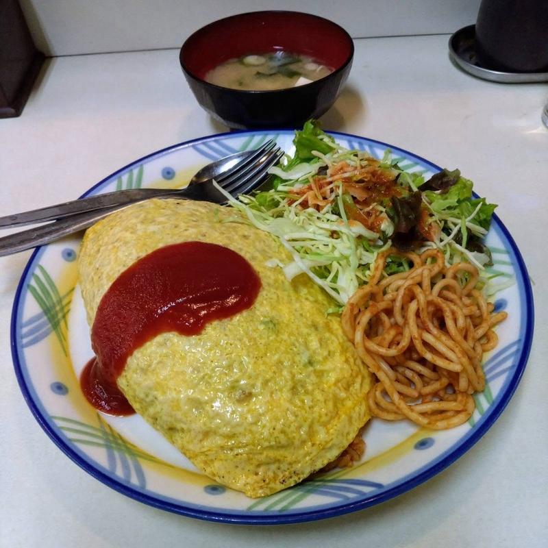 オムライス 大盛り(ランチハウス)