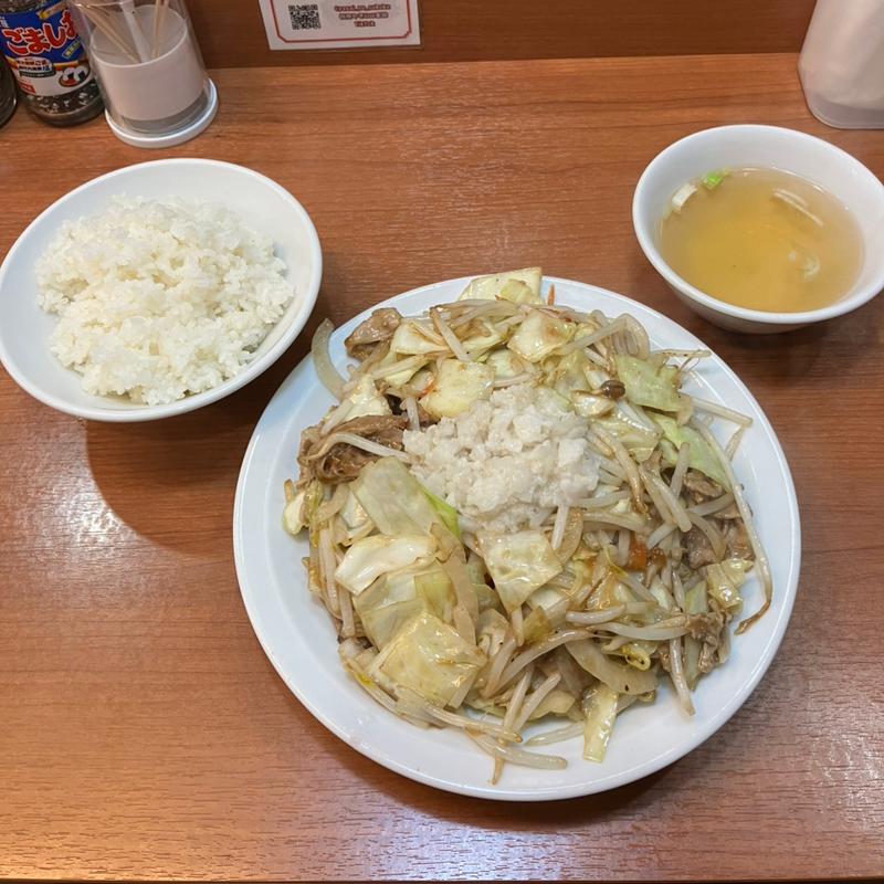 肉野菜定食(肉野菜炒め ベジ郎 なんば店)