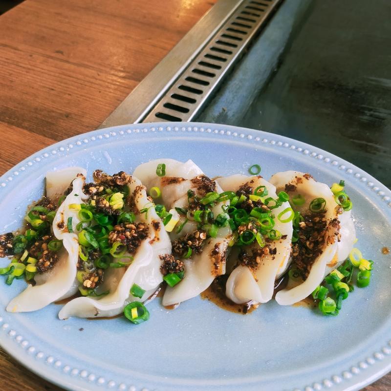 麻辣水餃子(餃子ともんじゃ みっちゃん)