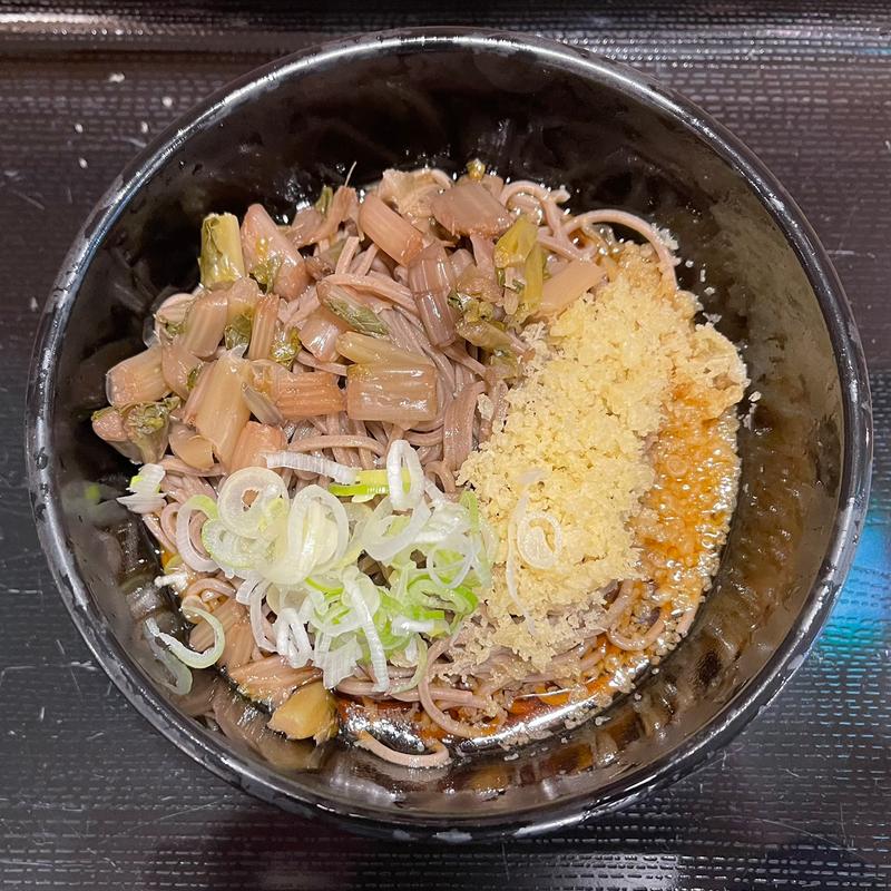 冷やしすんきそば(よもだそば 名古屋サンロード店)