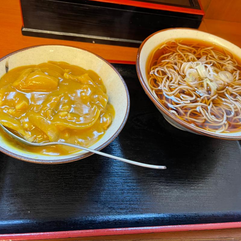 カレー丼セット(そばよし 神谷町店 )