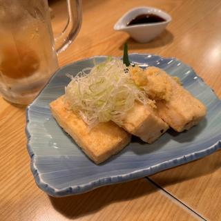 自家製厚揚げ(やきとり酒蔵 庄助本店)
