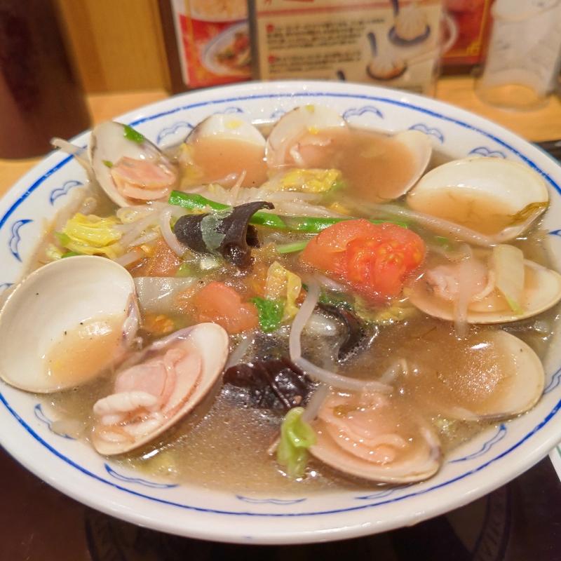 旨味はまぐり出汁の旬野菜たんめん(横濱一品香 港南台バーズ店)