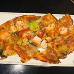 海鮮チヂミ(長寿韓酒房 海浜幕張店)
