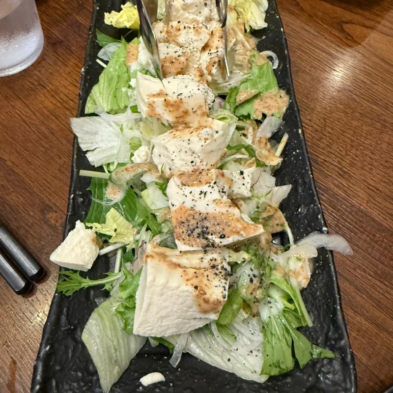 豆腐サラダ(ぐんけい本店 隠蔵)