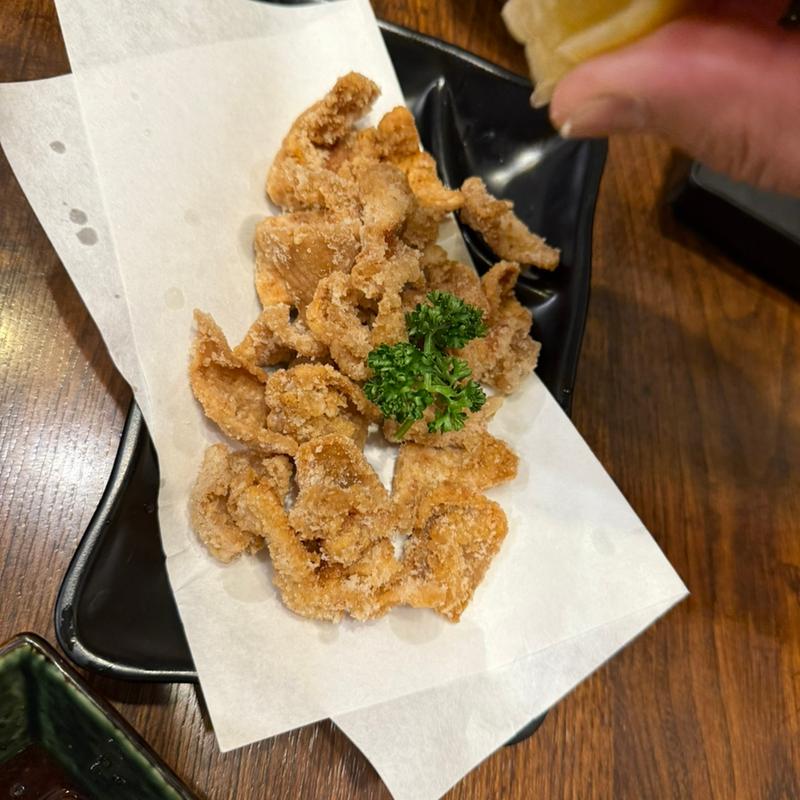 とり皮揚げせんべい(ぐんけい本店 隠蔵)