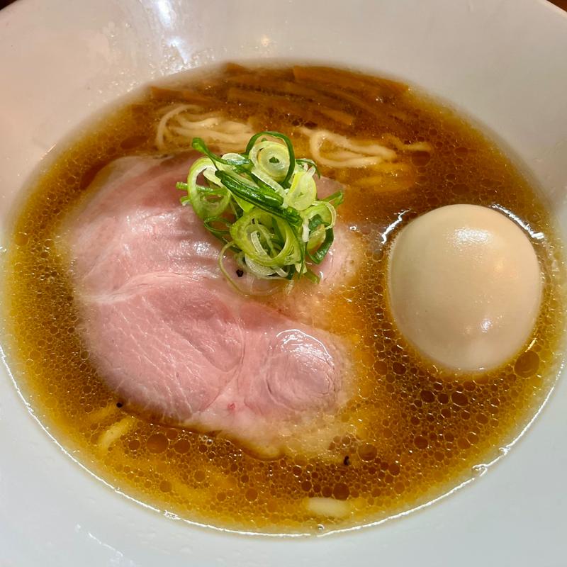味玉鶏醤油ラーメン(らぁめんたかのちゅめ)