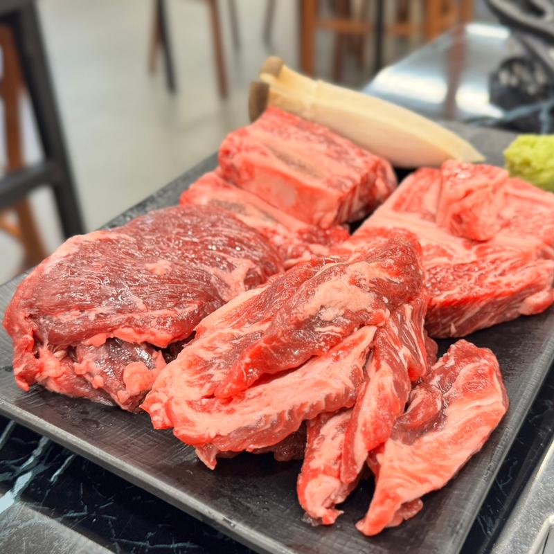 肉盛り合わせ(불타는안창살 가산디지털점)