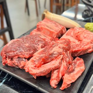 肉盛り合わせ(불타는안창살 가산디지털점)