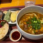 Bランチうどん（カレー・中辛・大盛り）(二代目甚八)