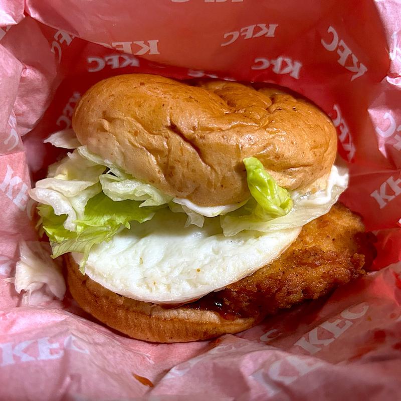 ハニーBBQソースのエッグフィレバーガー(ケンタッキーフライドチキン 仙台駅前店 )