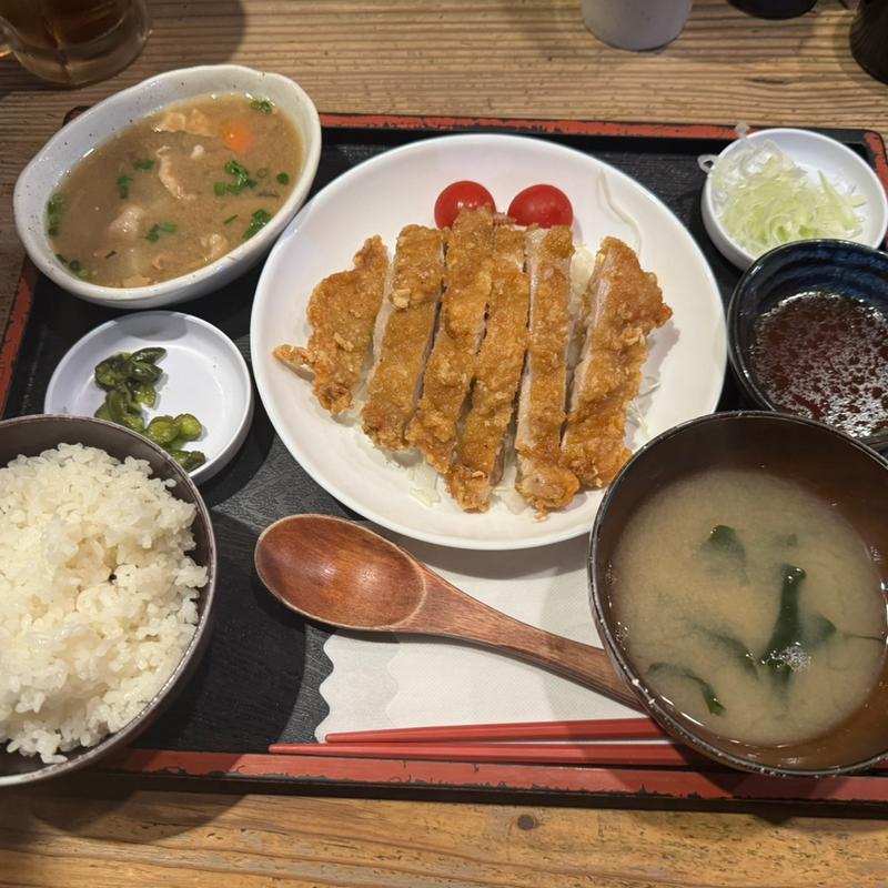 油淋鶏定食：煮込み(鳥一 外苑前店 （とりいち）)