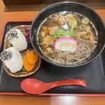 鶏塩そば　おにぎり🍙2個