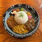 3種盛り 無水チキン・シーフード・ポーク