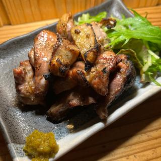京赤地鶏の炭火焼き