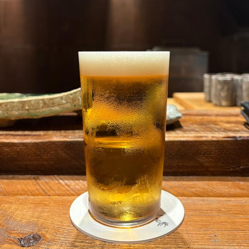 生ビール(アサヒ)(鮨処一石三鳥)